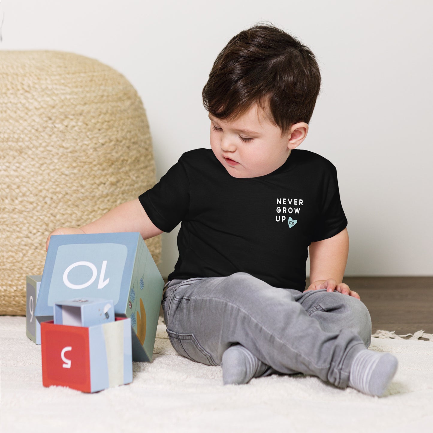 Est 2024 Club Playground Apparel Toddler Tee Black